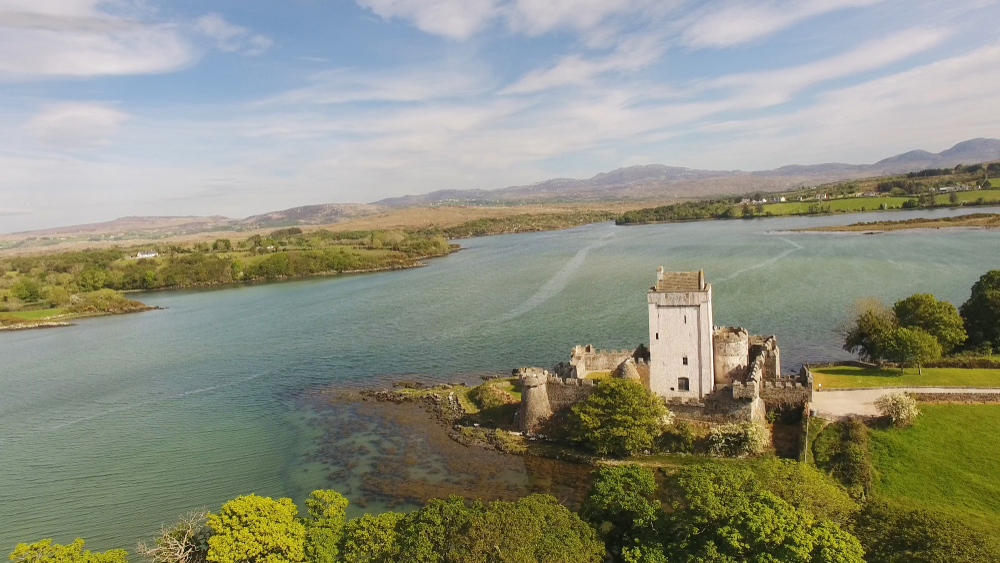 The beautiful Medieval Doe Castle in Donegal