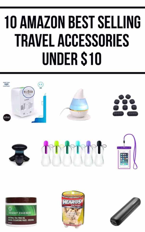 10 Of The Best Travel Accessories Under $10 You Can Buy On  - Follow  Me Away