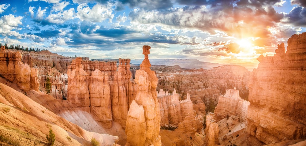 hoodoos w Bryce Canyon Utah