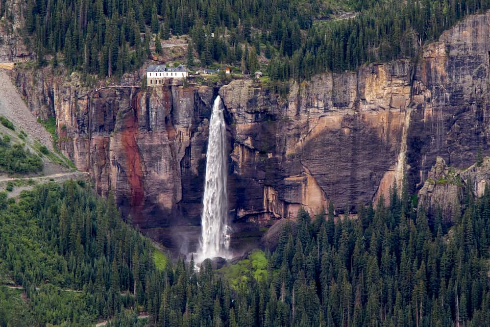 explore Bridal Veil Falls in Telluride on your Colorado road trip