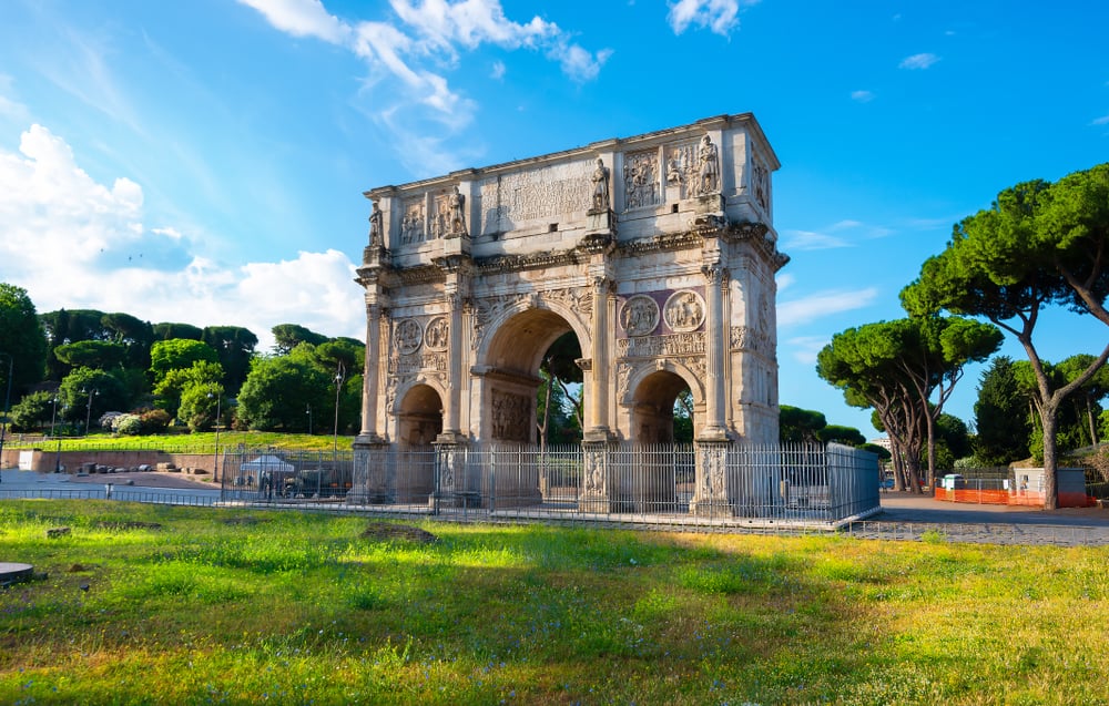 Arco de Constantino 4 dias em Roma