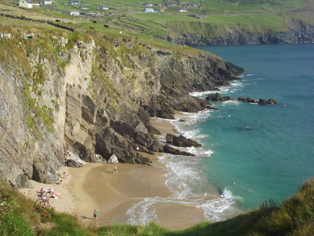 Photo of Coumeenoole Beach, a great stop along your Slea Head drive.
