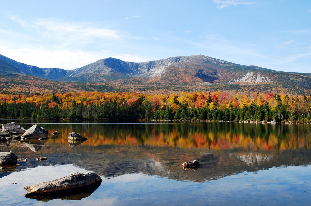 Baxter State Park is a gorgeous outlook in Northern Maine.