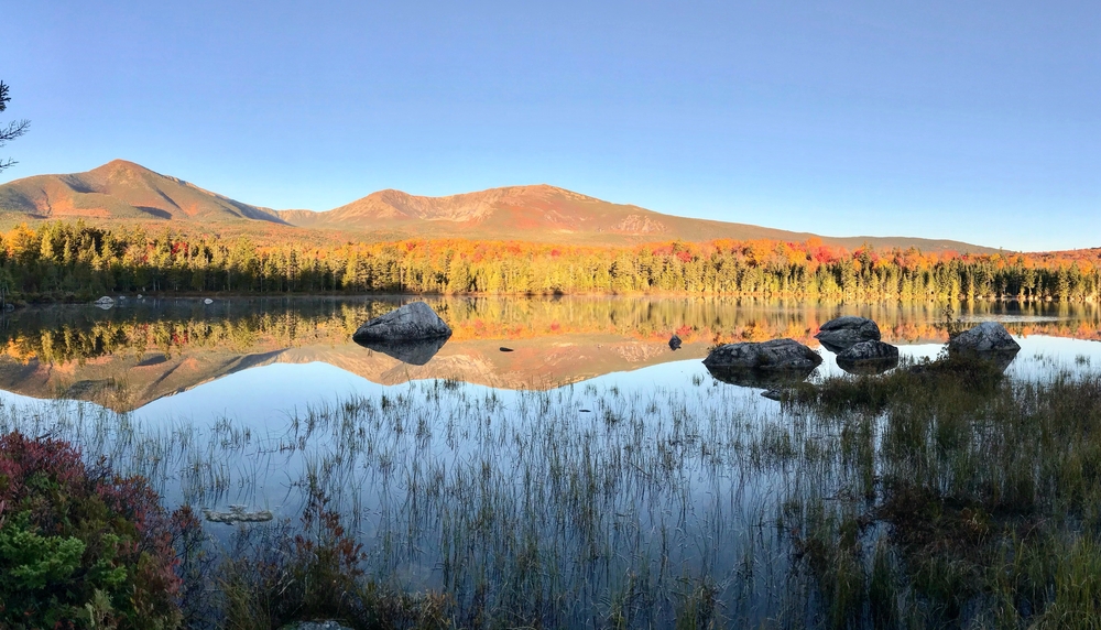 Chimney Pond is a great camp sight in Maine!