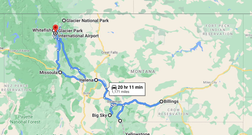oregon to montana road trip