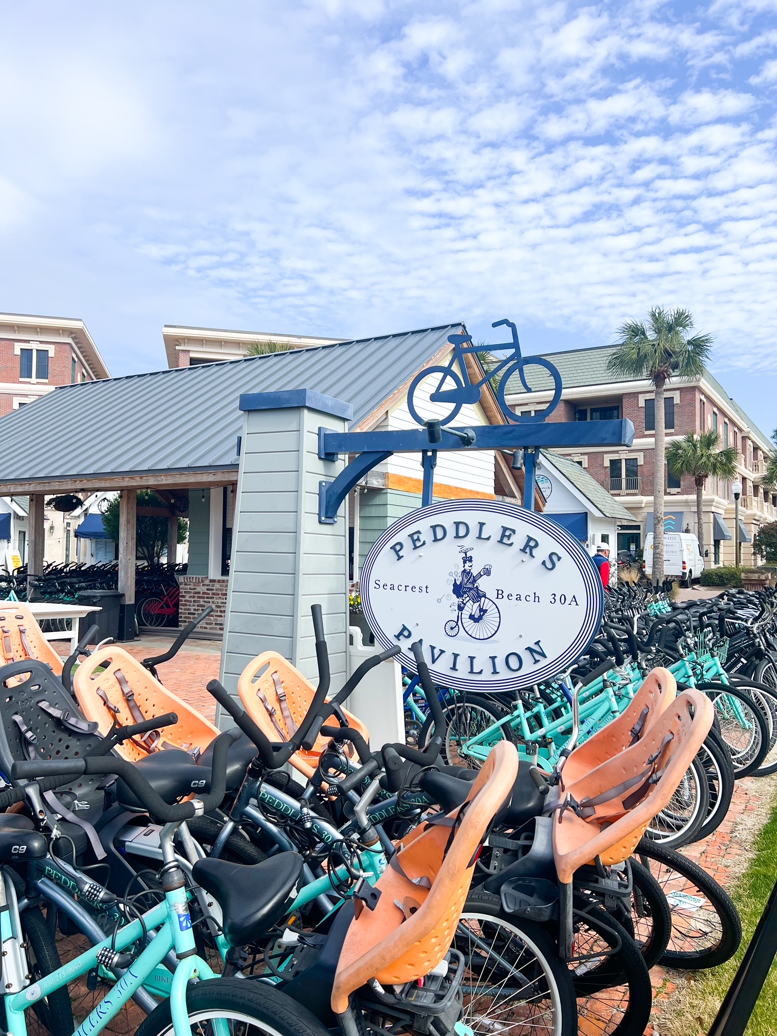 one of the many bike shops you can rent from along 30A