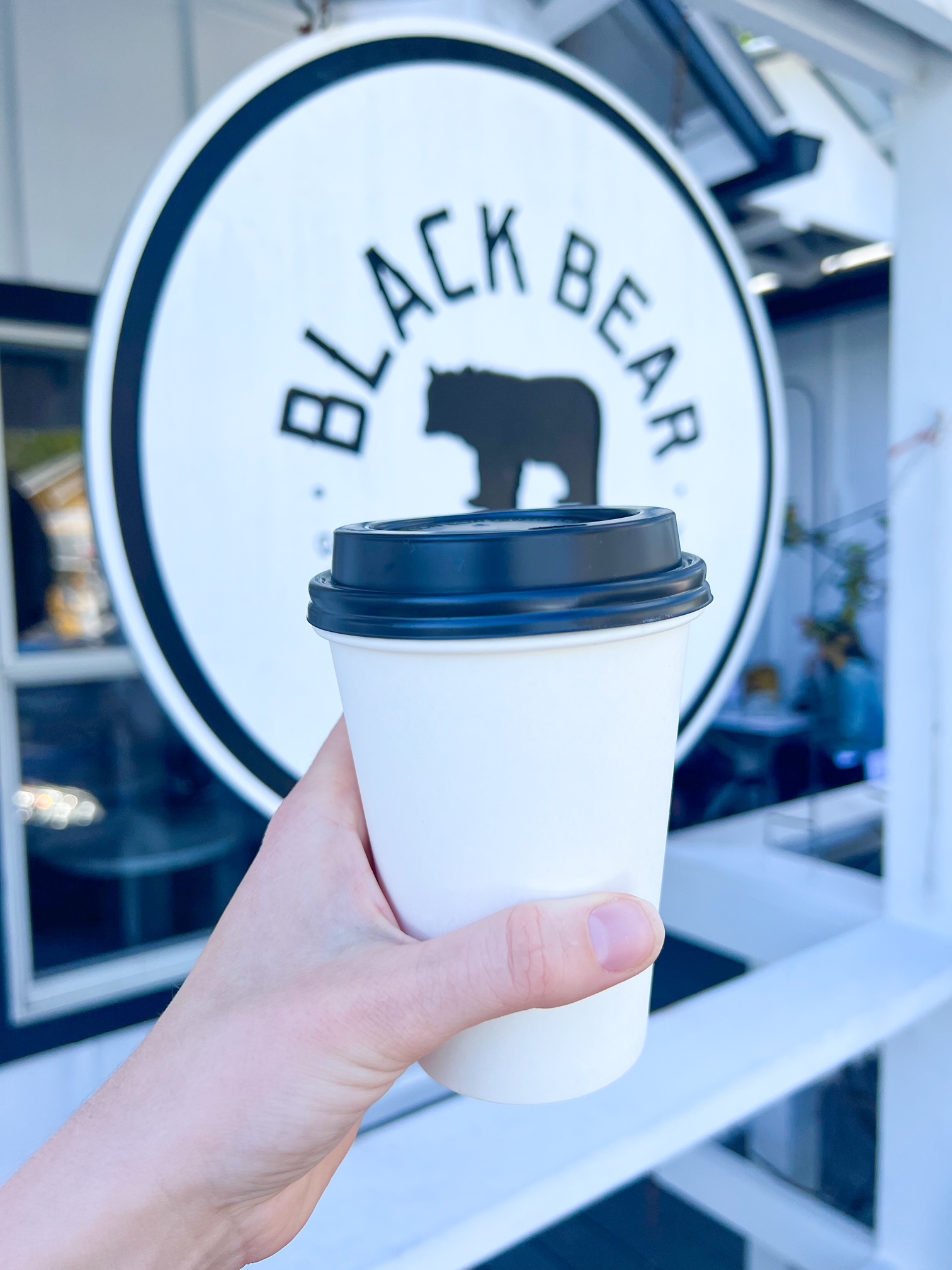 A CUP OF black bear coffee