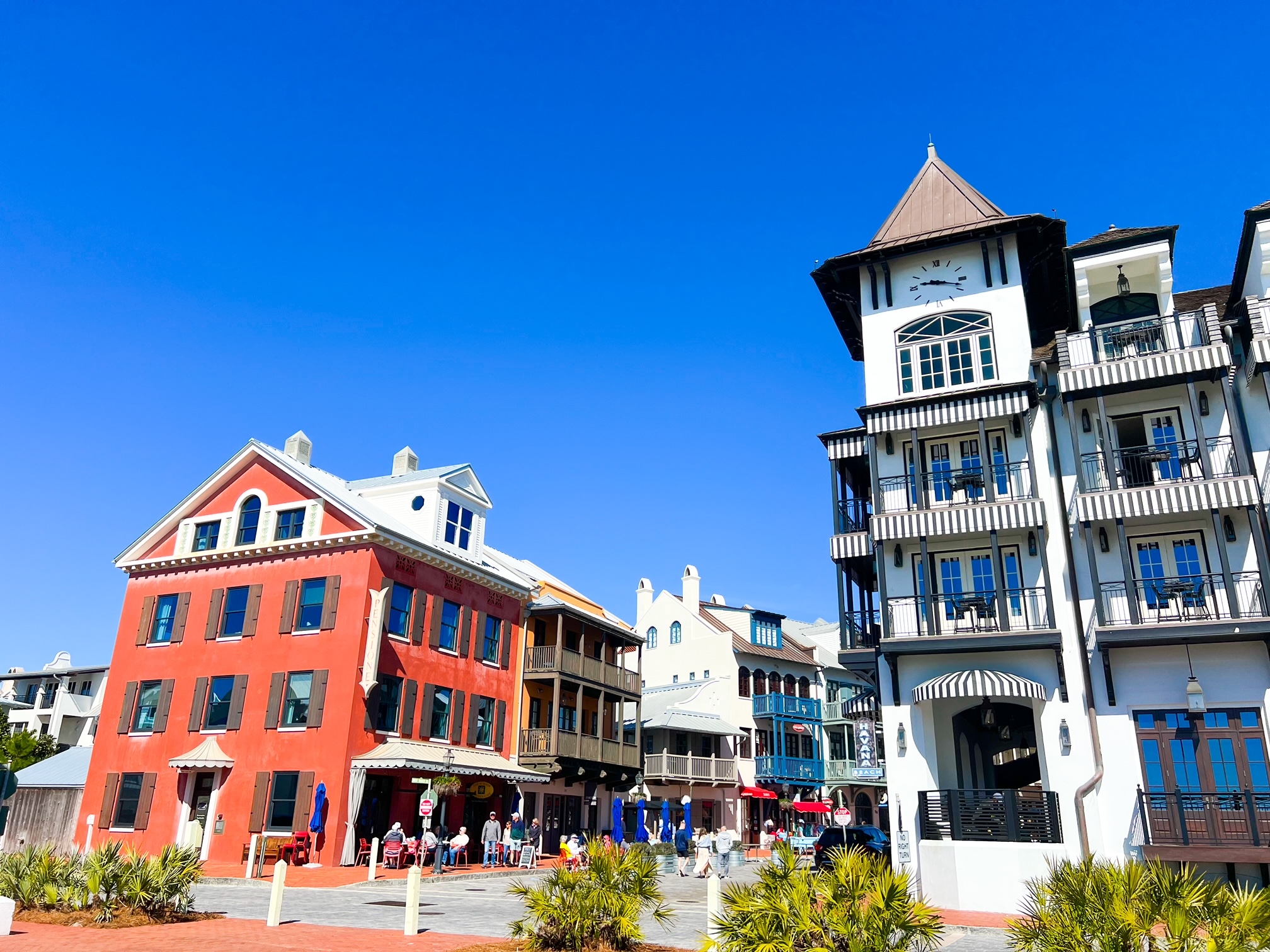 the Colorful town of Rosemary Beach