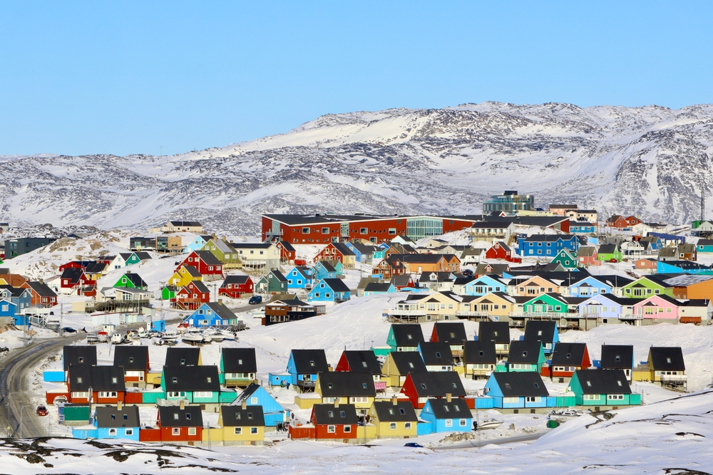 Ilulissat is one of those places in Europe that are even better in winter: the brightly colored town offers great insight to the local mountains, as seen in this photo, or you can go see glaciers, dog sledding and more. 