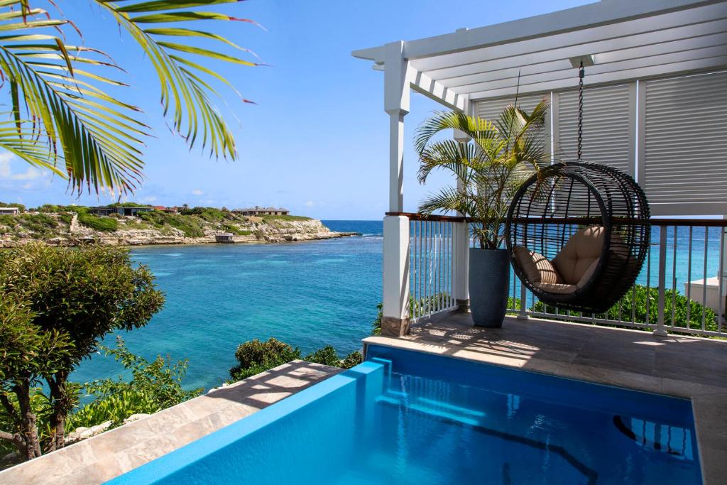 wonderful hotel room with plunge pool one of the adults-only all inclusive resorts in the Caribbean