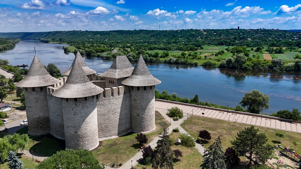 The Soroca fortress.View from above. Soroca city. The Republic of Moldova. 